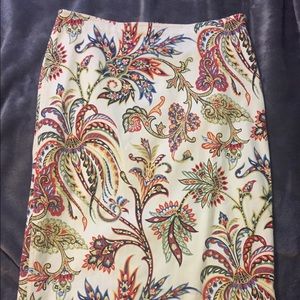 NWT Zara Printed Print Skirt